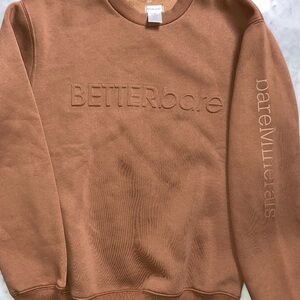bareMinerals Tan Crewneck Sweater